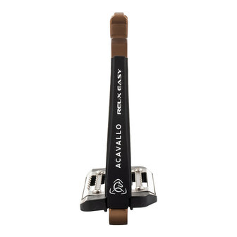 Acavallo stijgbeugels REL-X Easy brons/zwart