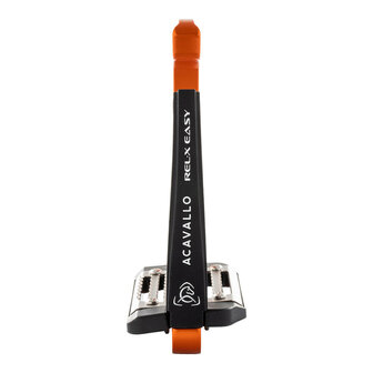 Acavallo stijgbeugels REL-X Easy oranje/zwart