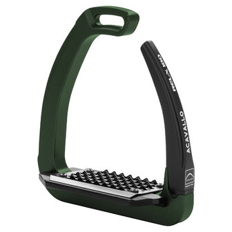 Acavallo stijgbeugels REL-X 180 huntergroen/zwart