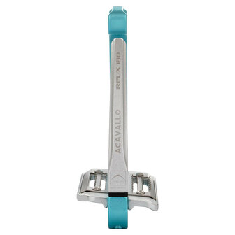 Acavallo stijgbeugels REL-X 180 sky blue/alu