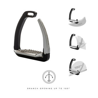 Acavallo stijgbeugels REL-X 180 titanium/nikkel