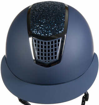 HKM cap Glamour Shield donkerblauw/zilver