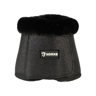 Horka springschoenen Glitter zwart