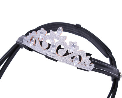 QHP kroon paard zilver