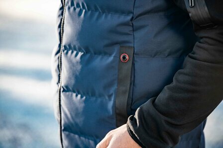 HKM heren bodywarmer Alster donkerblauw