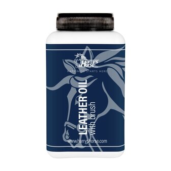 Harry&#039;s Horse leerolie met bijenwas en kwast 500ml