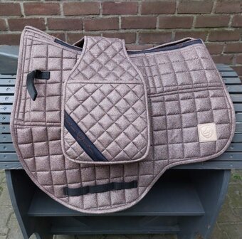 Edix zadelpad dressuur Sparkle regenboog