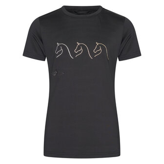 HV Polo t-shirt kids Wesla zwart
