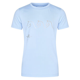 HV Polo t-shirt kids Wesla lichtblauw