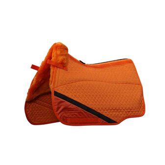 Edix zadeldek 8 pocket merino GP/springen oranje