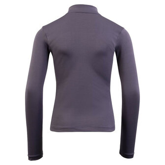 BR Mini Horse zip-up shirt longsleeve cadet