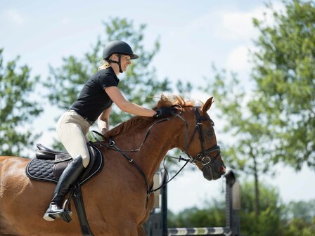 HKM poloshirt Elisa zwart