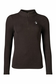 Lauria Garrelli shirt Arezzo Soft donkerbruin
