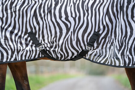 HKM vliegendeken Zebra met buiksingels