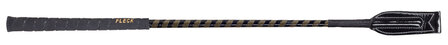 Fleck springzweep met gelakte flap bruin/zwart