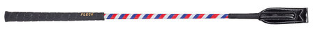 Fleck springzweep met gelakte flap rood/wit/blauw