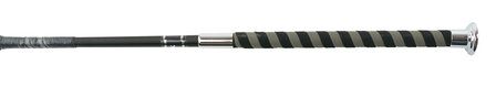 Fleck springzweep met nubuck handvat