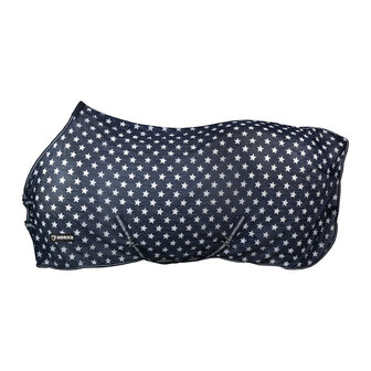 Horka vliegendeken met print blauw
