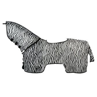 Horka vliegendeken uitrijdeken met hals zebra