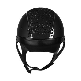 Horka cap Da Vinci glitter zwart/zilver