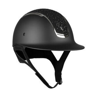 Horka cap Da Vinci glitter zwart/zilver
