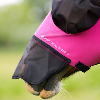 Imperial Riding vliegenmasker Trail Ride UV bescherming roze