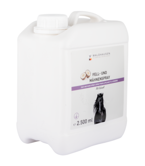 Waldhausen antiklit spray voor vacht, manen en staart &ndash; met kokosolie en glanseffect 2,5 liter