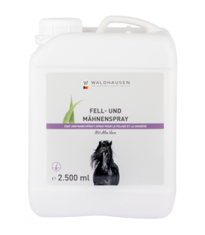 Waldhausen antiklit spray voor vacht, manen en staart &ndash; met aloe vera en glanseffect 2,5 liter