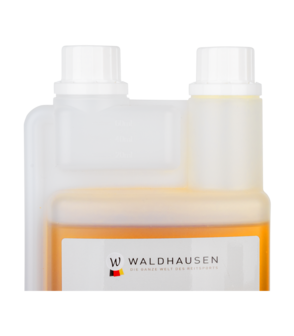 Waldhausen Lijnzaadolie voor paarden &ndash; 100% zuiver en rijk aan vetzuren en vitaminen 1 liter