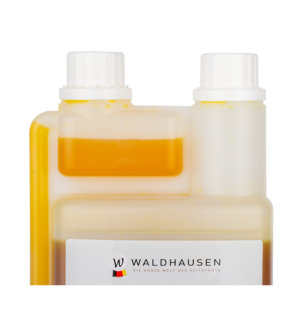 Waldhausen Lijnzaadolie voor paarden &ndash; 100% zuiver en rijk aan vetzuren en vitaminen 1 liter