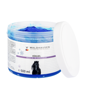 Waldhausen koeling gel 500ml - Herstellende en verkoelende gel voor spieren en pezen van het paard