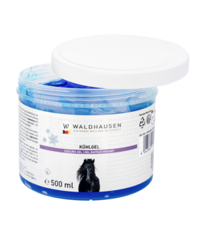 Waldhausen koeling gel 500ml - Herstellende en verkoelende gel voor spieren en pezen van het paard