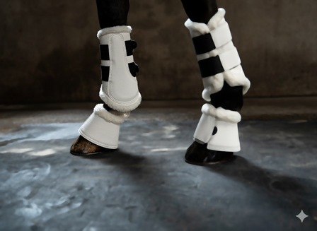 HKM Beenbeschermers Comfort Premium Fur II