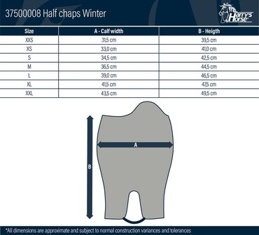 Harry&rsquo;s Horse Leren Chaps Winter