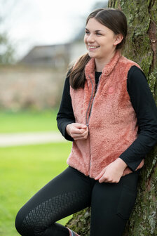 HKM Bodywarmer Teddy Ruby