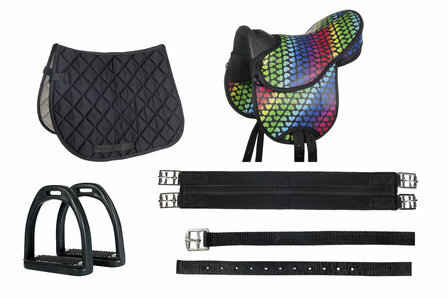 HKM Shetlander Zadel Colourful