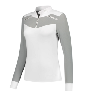 Mrs. Ros Wedstrijdshirt Jacquard Lange Mouw