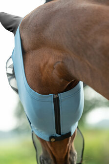 HKM Vliegenmasker Elastic met Neusflap