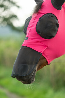 HKM Vliegenmasker Elastic met Neusflap