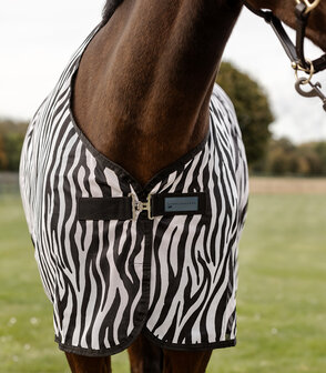 Waldhausen Vliegendeken UV Werend Zebra met Buiksingels