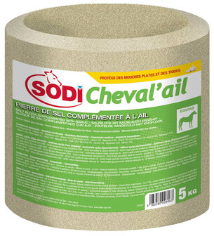 Sodi Zoutblok Knoflook 5 kg