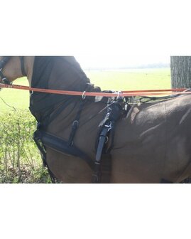 HB vliegendeken met hals voor mennen