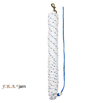 FRA Leadrope Jarn 3 meter x 12mm wit/blauw