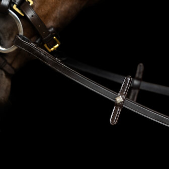 Imperial Riding teugels rubber met nylon versterkt