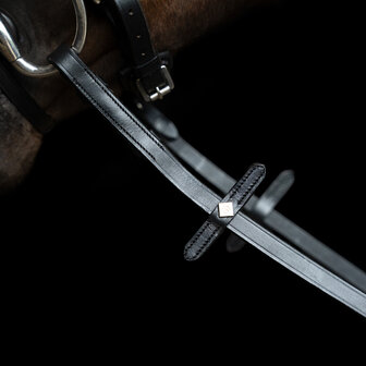 Imperial Riding teugels rubber met nylon versterkt