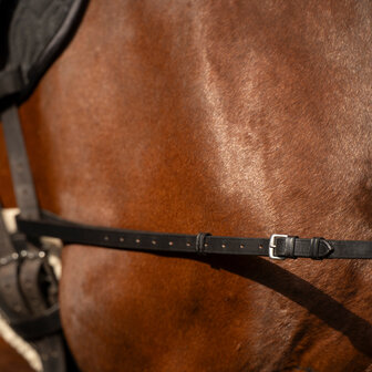 Imperial Riding leren bijzetteugels met elastiek