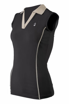 Lauria Garrelli poloshirt Limone mouwloos