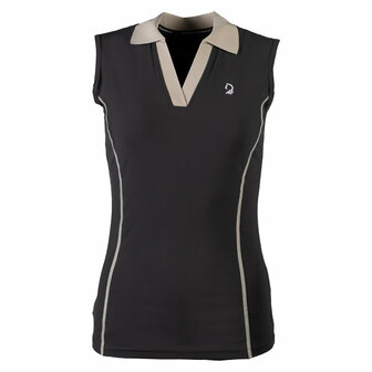Lauria Garrelli poloshirt Limone mouwloos