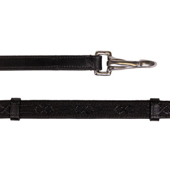 PresTeq teugel FayRein bitloos met clip + stops(12.5cm)