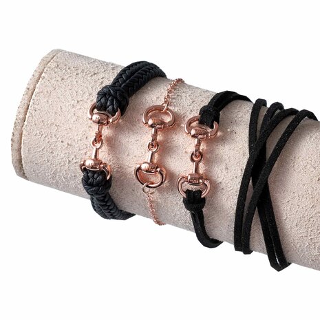 HV Polo armband Jula, set van 3 st zwart
